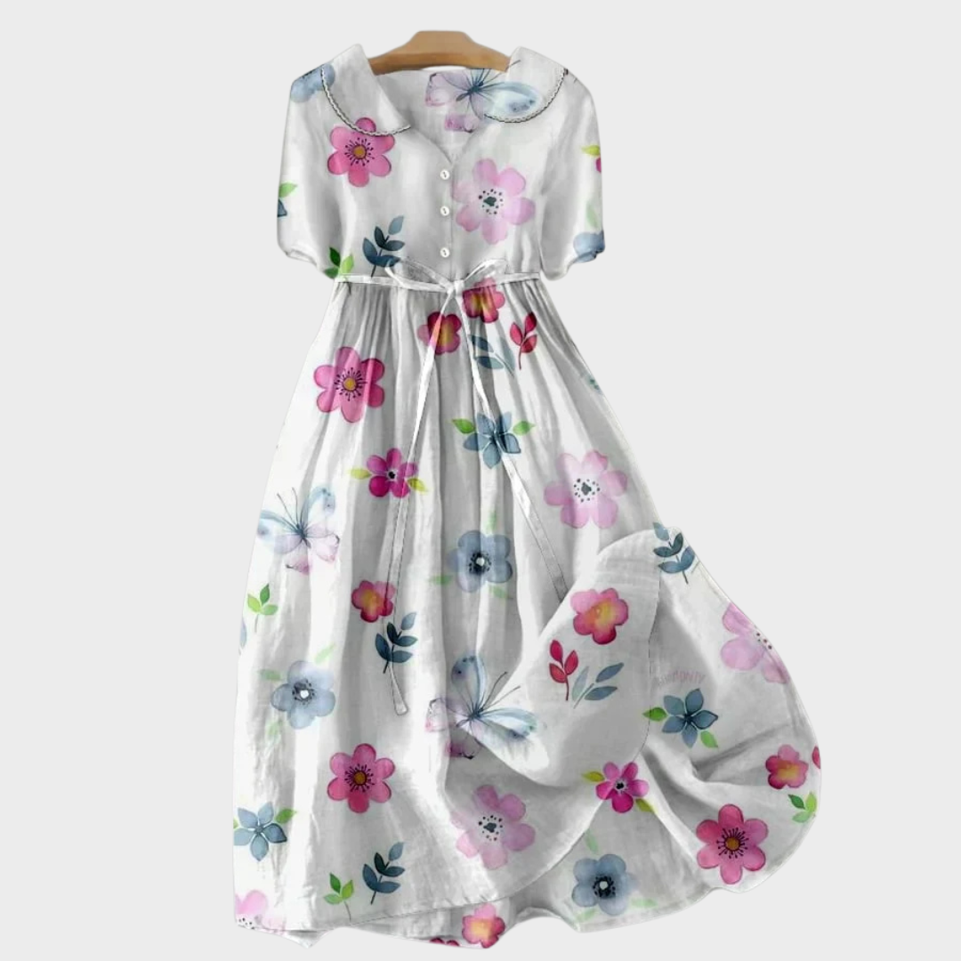 Jana™ | Blumenkleid mit Gürtel