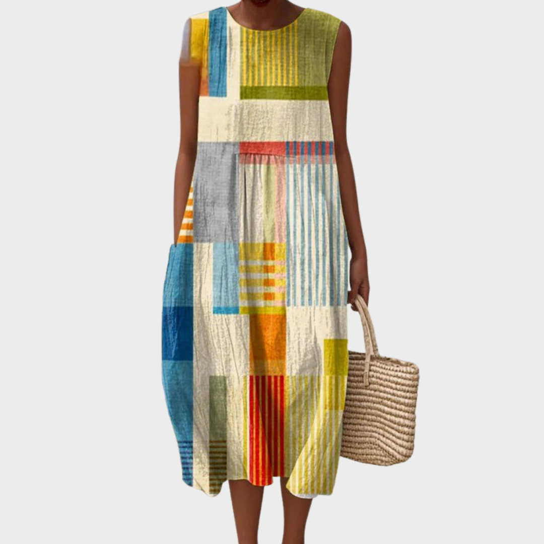 Beatrix™ | Patchwork Kleid