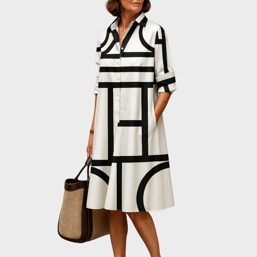 Johanna™| Luxe Midi Kleid für mühelose Eleganz