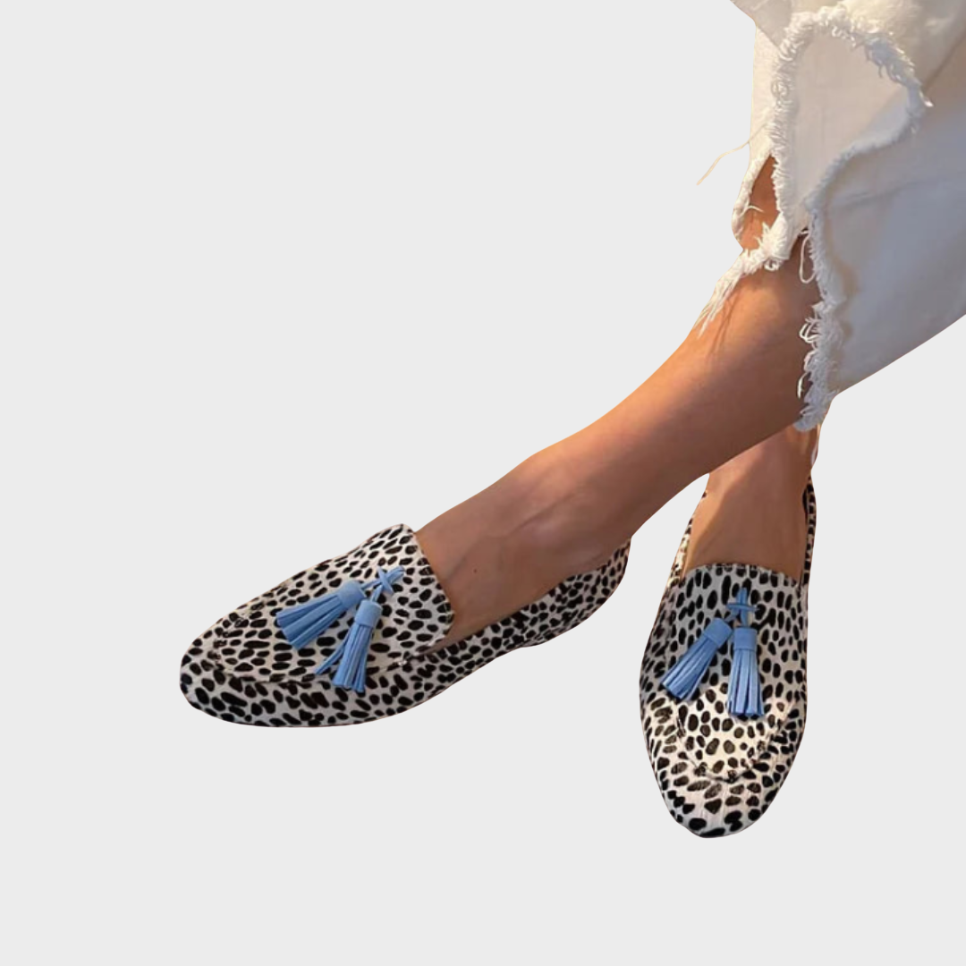 Emma™ | Elegante Leoparden-Mokassins