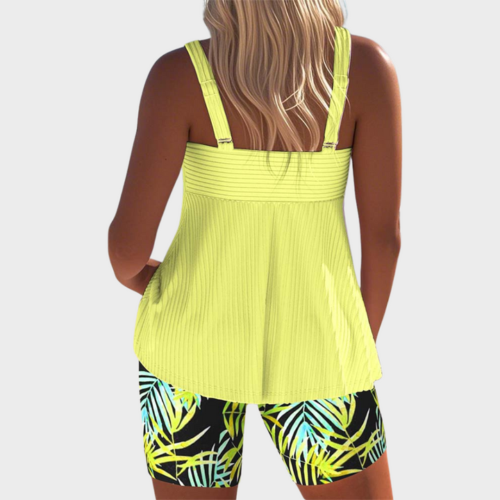 Janina™ |Farbenfrohes Tankini-Set