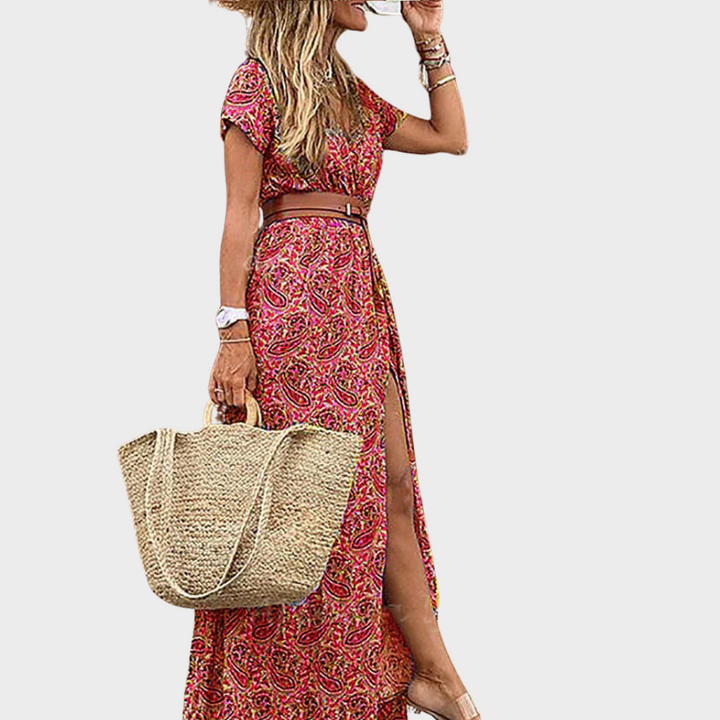 Roswitha™ | Boho Maxikleid