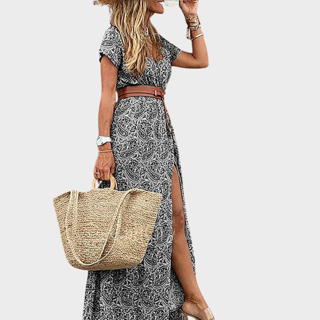 Roswitha™ | Boho Maxikleid