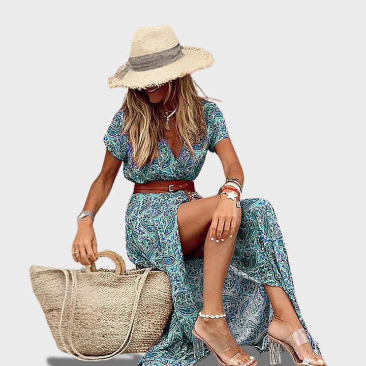 Roswitha™ | Boho Maxikleid