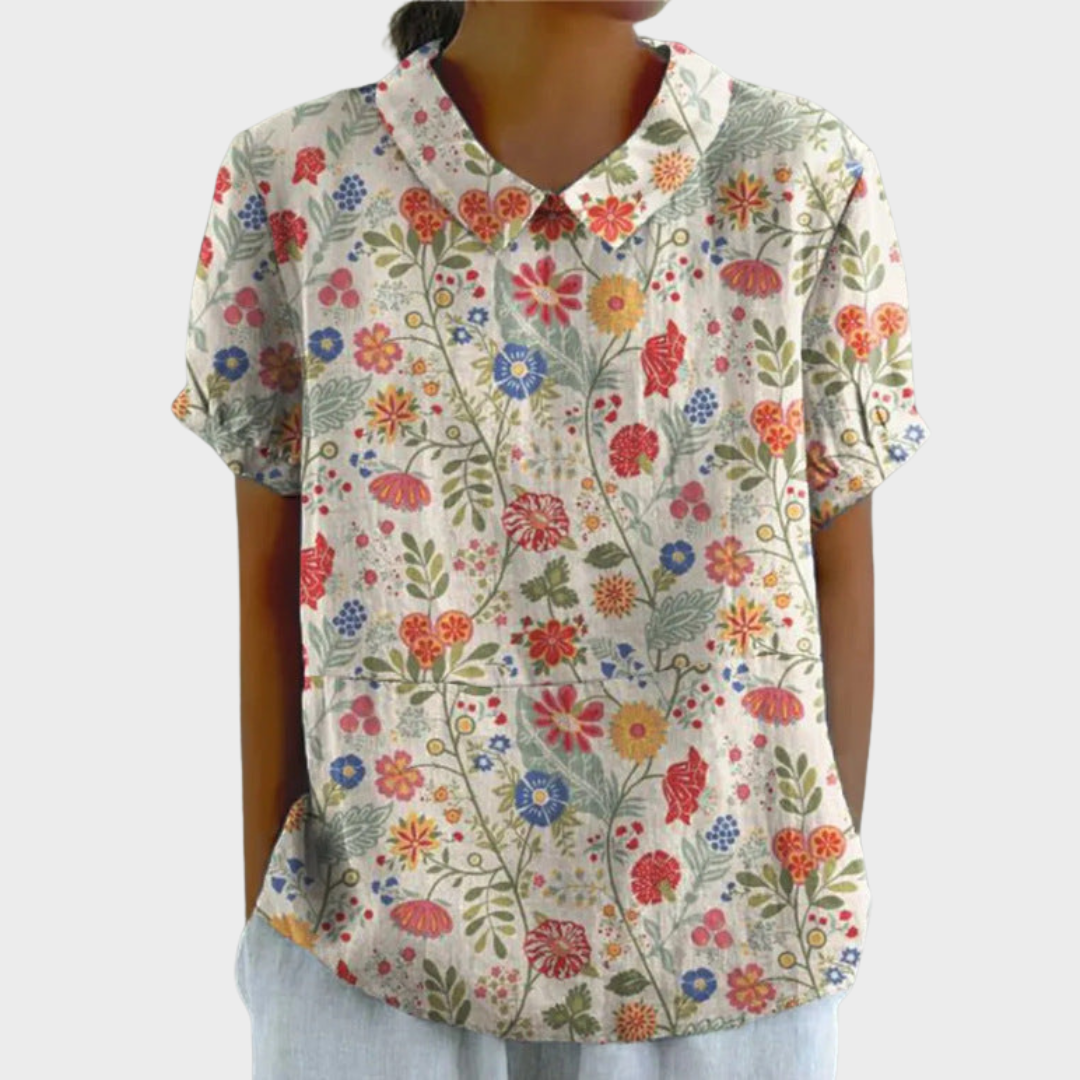Adele™ | Bluse mit Blumenmuster