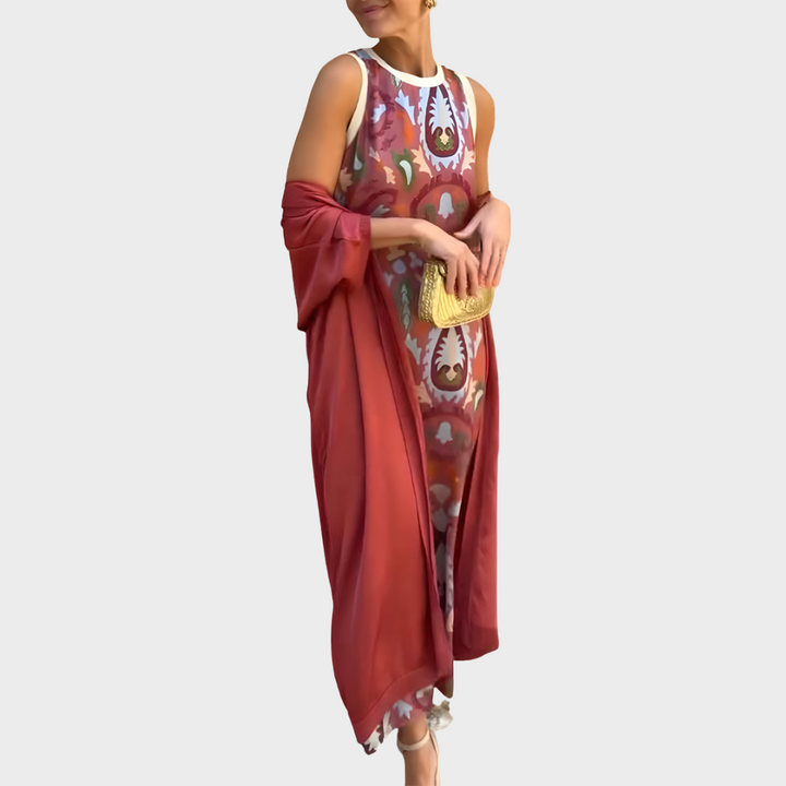 Leokadia™| Zweiteiliges Set mit Print