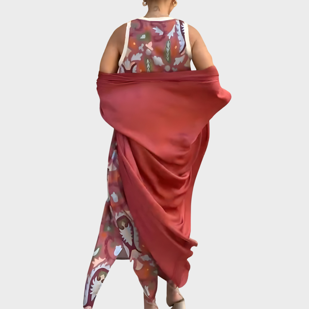 Leokadia™| Zweiteiliges Set mit Print