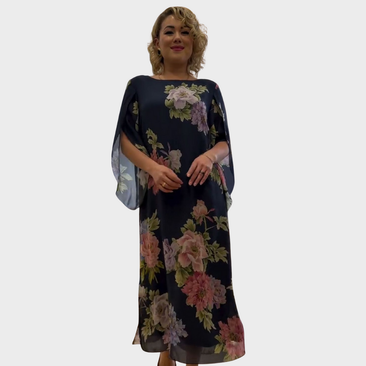 Hadriana™ | Einzigartiges Maxi-Kleid mit Blumenmuster
