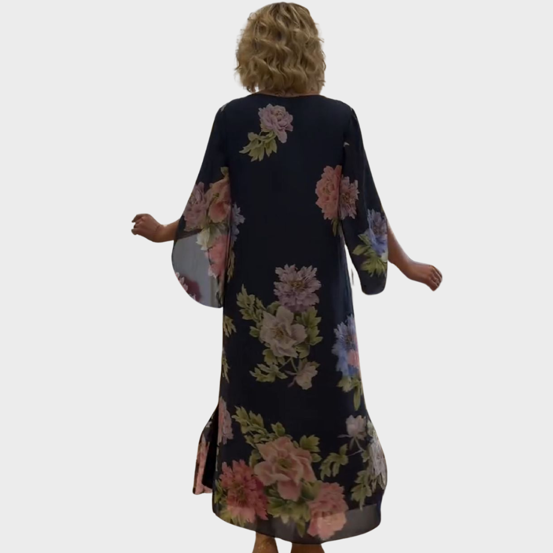 Hadriana™ | Einzigartiges Maxi-Kleid mit Blumenmuster