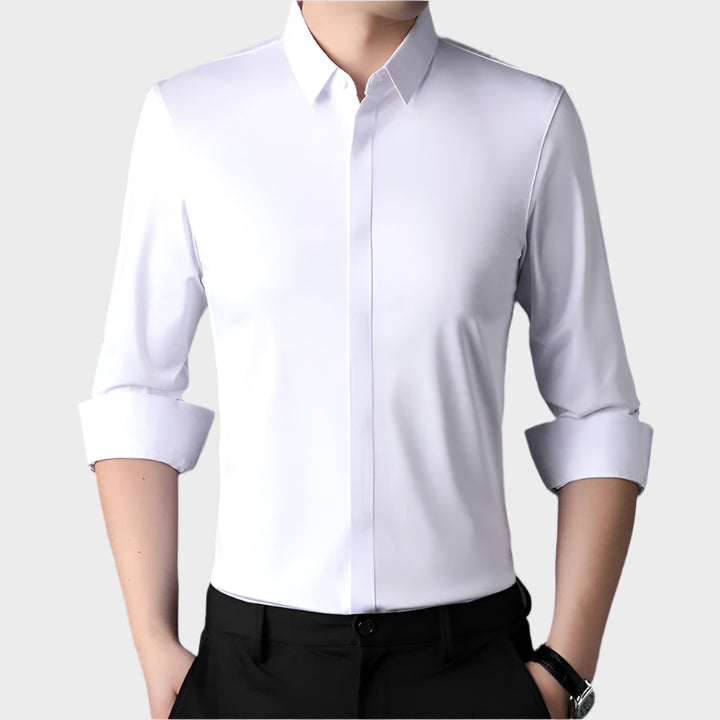 Gustav™ |Knitterfreies Stretch-Hemd für Herren