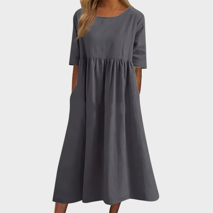 Theresa™ | Bequemes und Elegantes Midikleid