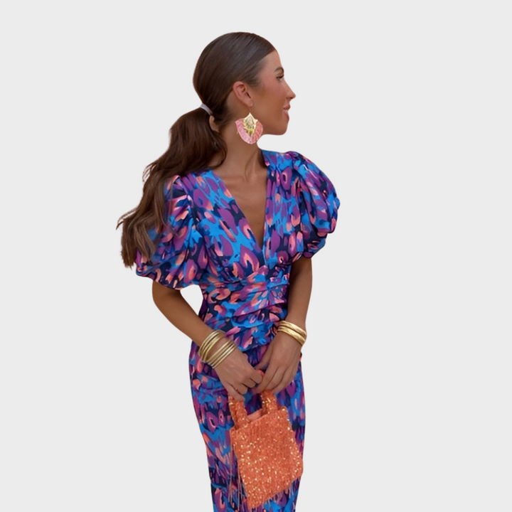 Melanie™| Vibrante Fiesta-Robe in strahlenden Farben