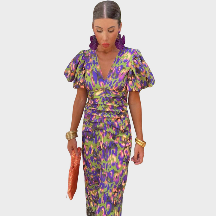 Melanie™| Vibrante Fiesta-Robe in strahlenden Farben