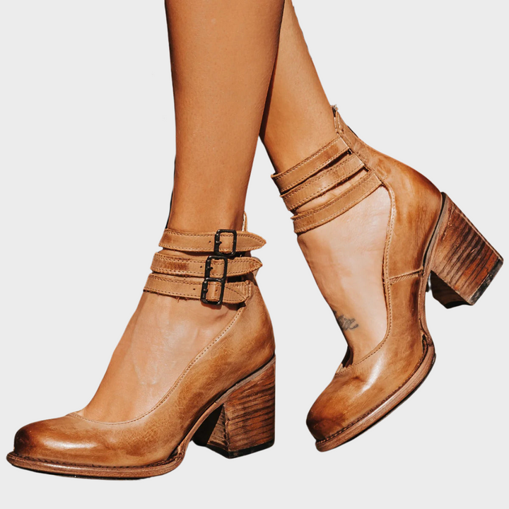 Hildrun™ | Elegante High Heels mit Riemchen