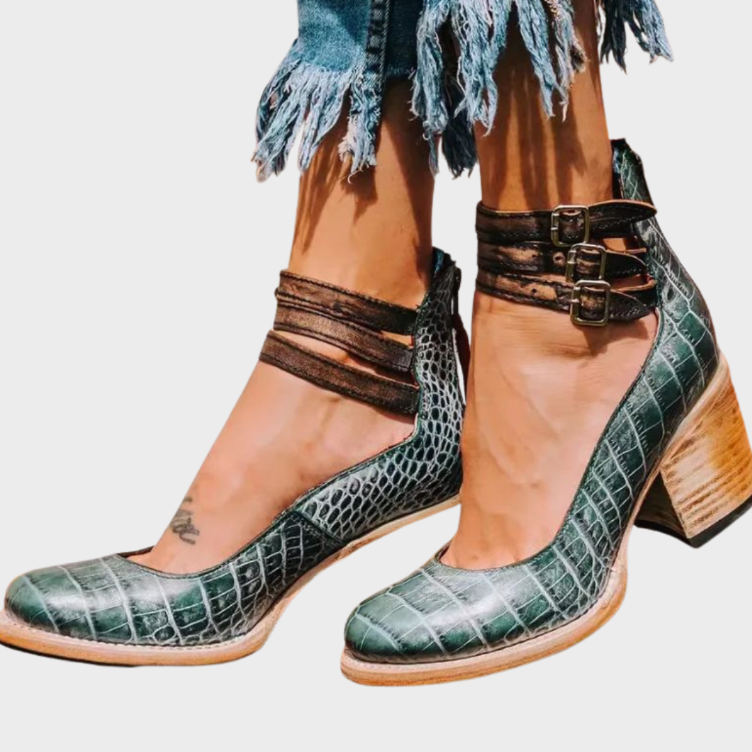 Hildrun™ | Elegante High Heels mit Riemchen