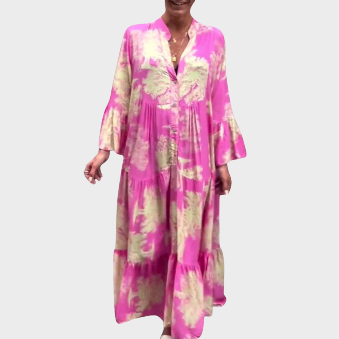 Belinda™ | Blumen Maxi Kleid