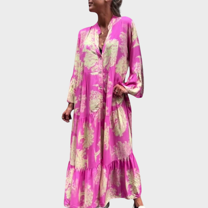 Belinda™ | Blumen Maxi Kleid