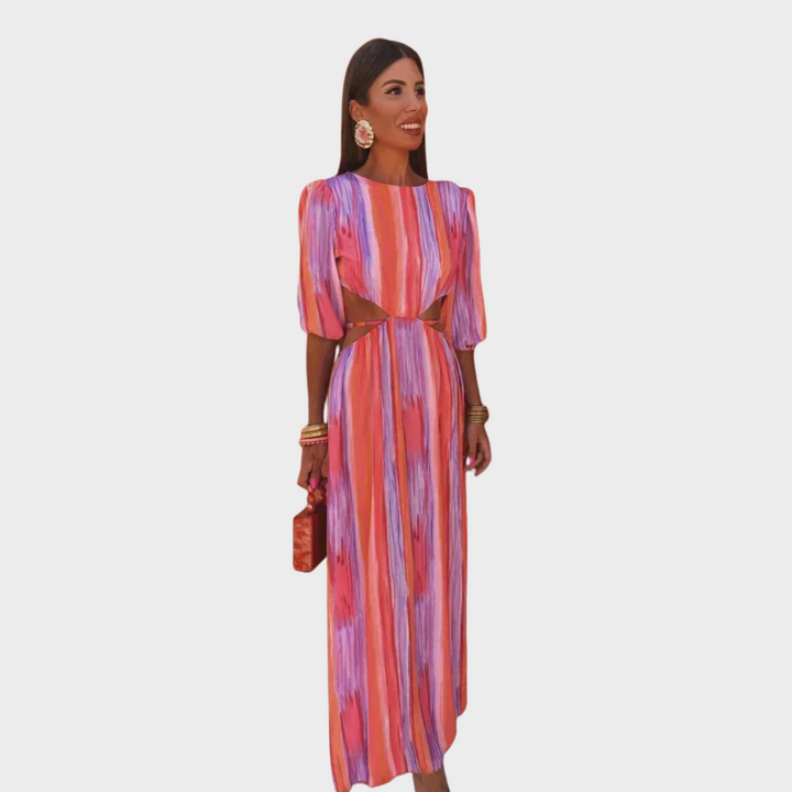 Meinhilde™| Elegantes Kleid mit Ausschnitten
