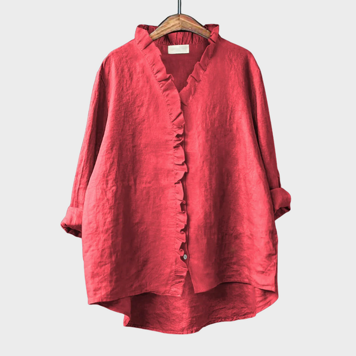 Berit™ | Bluse mit Rüschen-Design
