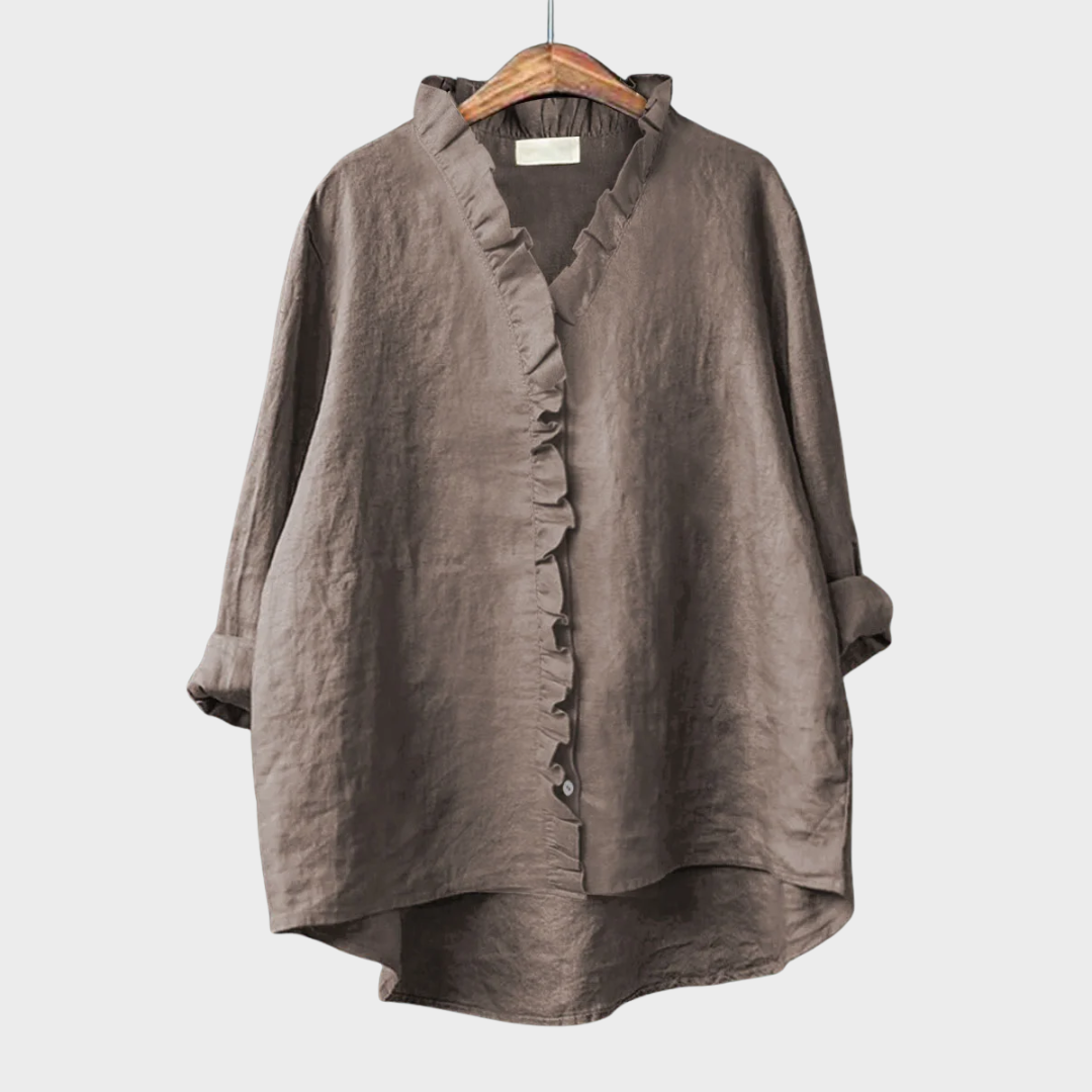 Berit™ | Bluse mit Rüschen-Design