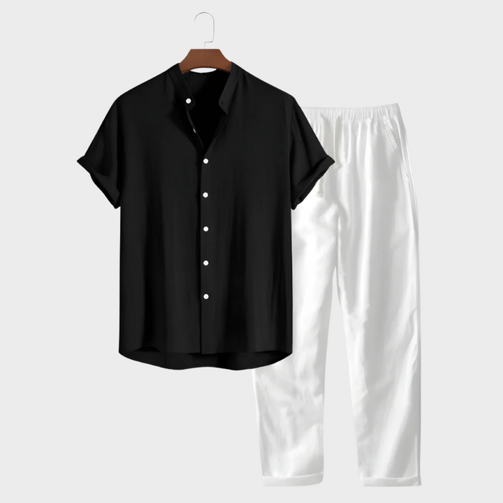 Dominik™| Lässiges Set aus Leinen