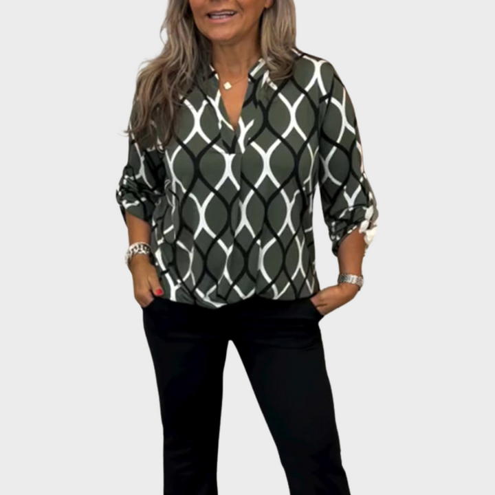 Clarissa™| Bluse mit Grafischem Print