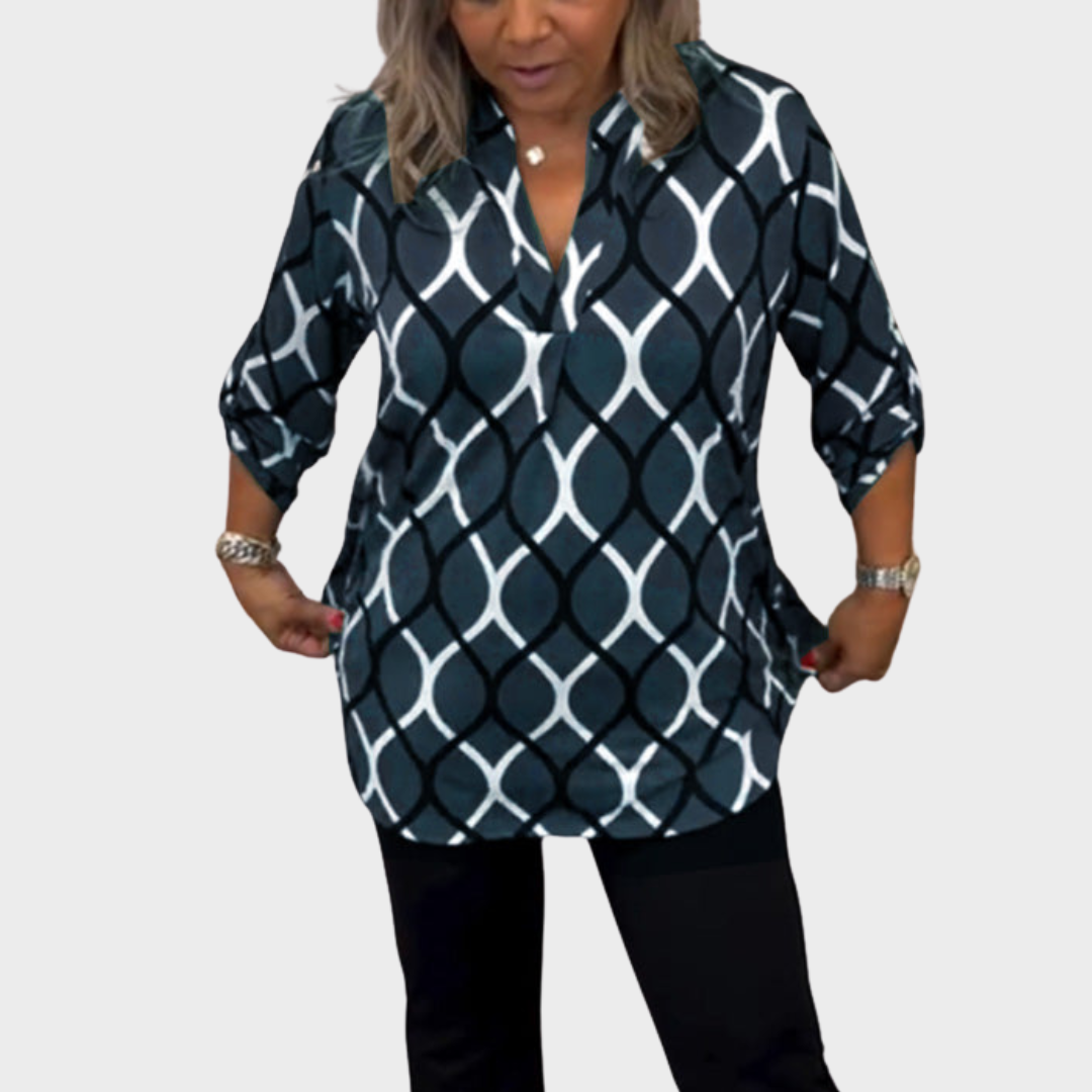 Clarissa™| Bluse mit Grafischem Print