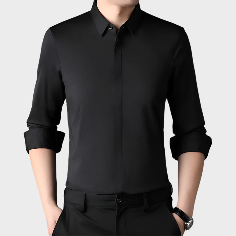 Gustav™ |Knitterfreies Stretch-Hemd für Herren