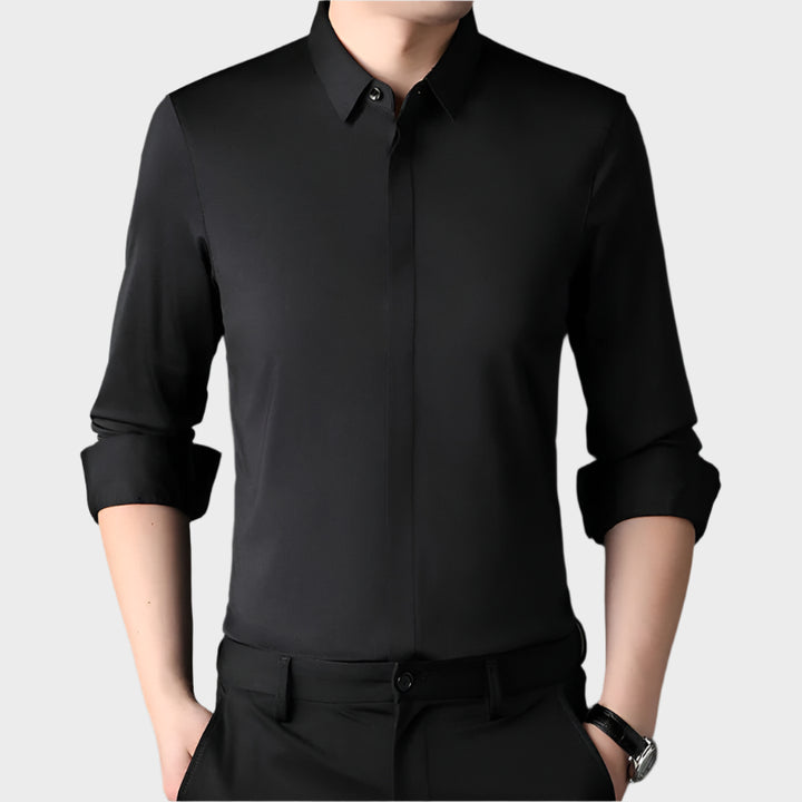Gustav™ |Knitterfreies Stretch-Hemd für Herren