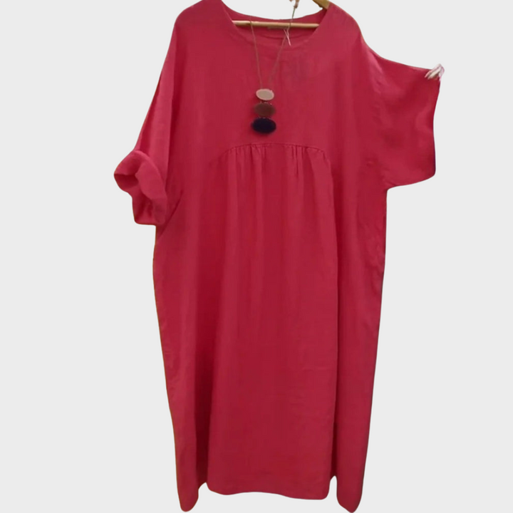 Karin™ | Baumwoll- und Leinenkleid