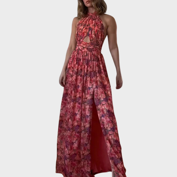 Sibylle™ | Maxi Kleid mit Blumenmuster