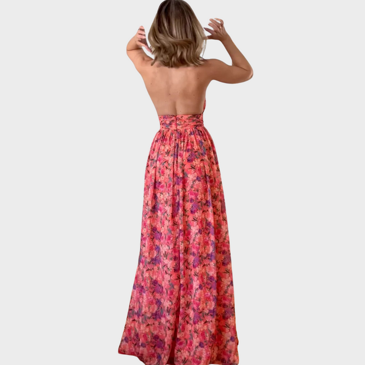 Sibylle™ | Maxi Kleid mit Blumenmuster
