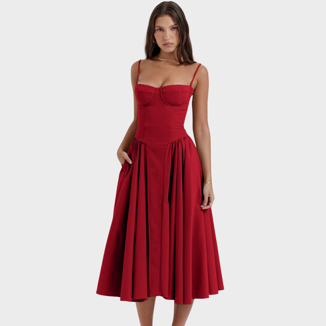 Valentine™ | Elegantes Retro Midi-Kleid