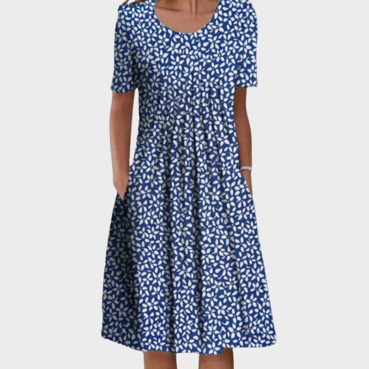 Agnes™ | Elegantes Langes Sommerkleid mit Blumenmuster