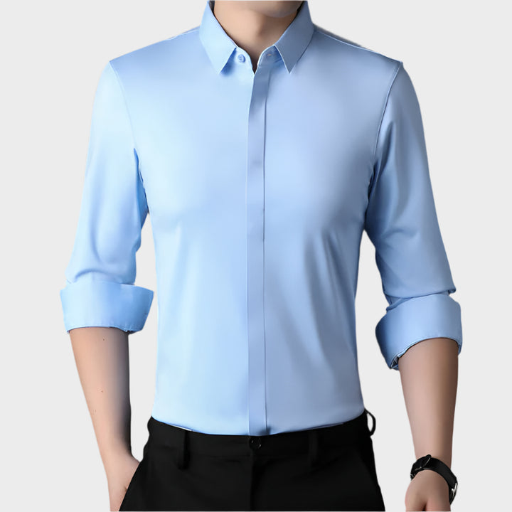 Gustav™ |Knitterfreies Stretch-Hemd für Herren