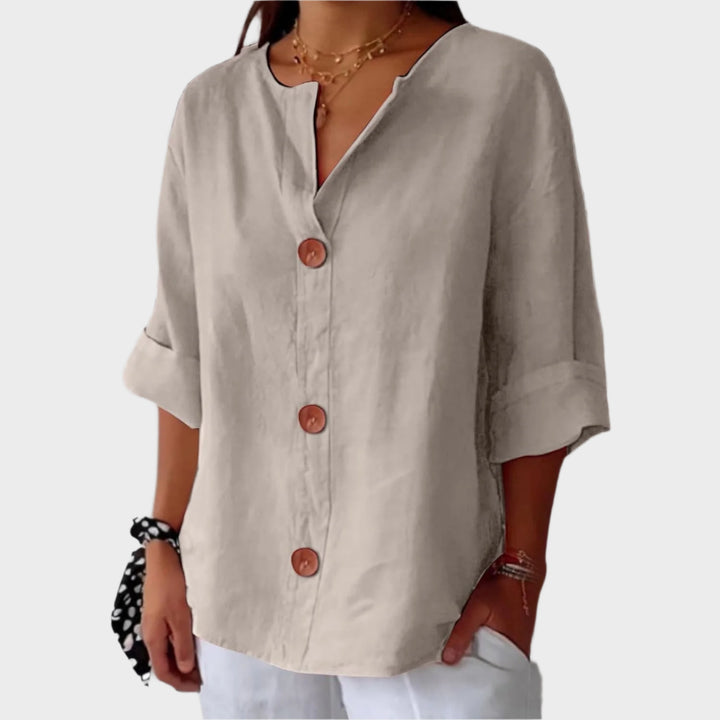 Amelie™ | Legere Bluse aus Leinen