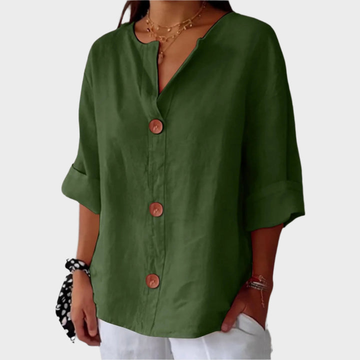 Amelie™ | Legere Bluse aus Leinen