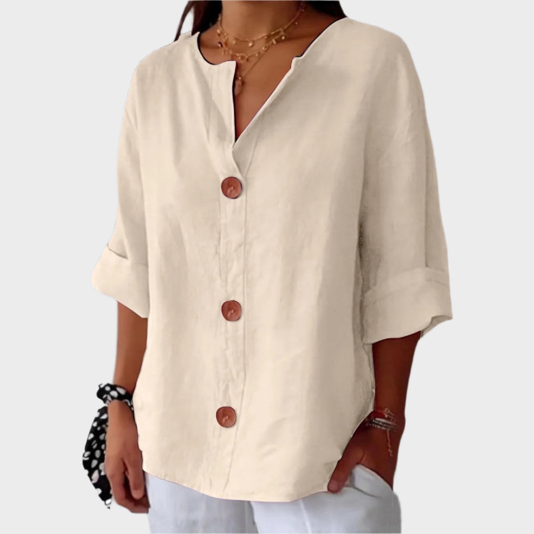 Amelie™ | Legere Bluse aus Leinen