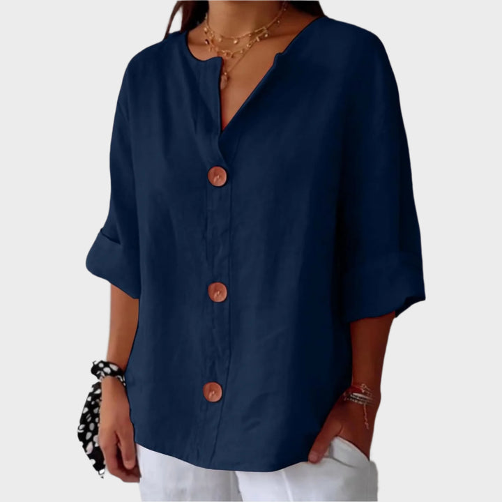 Amelie™ | Legere Bluse aus Leinen