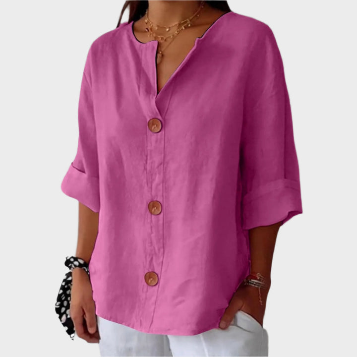 Amelie™ | Legere Bluse aus Leinen