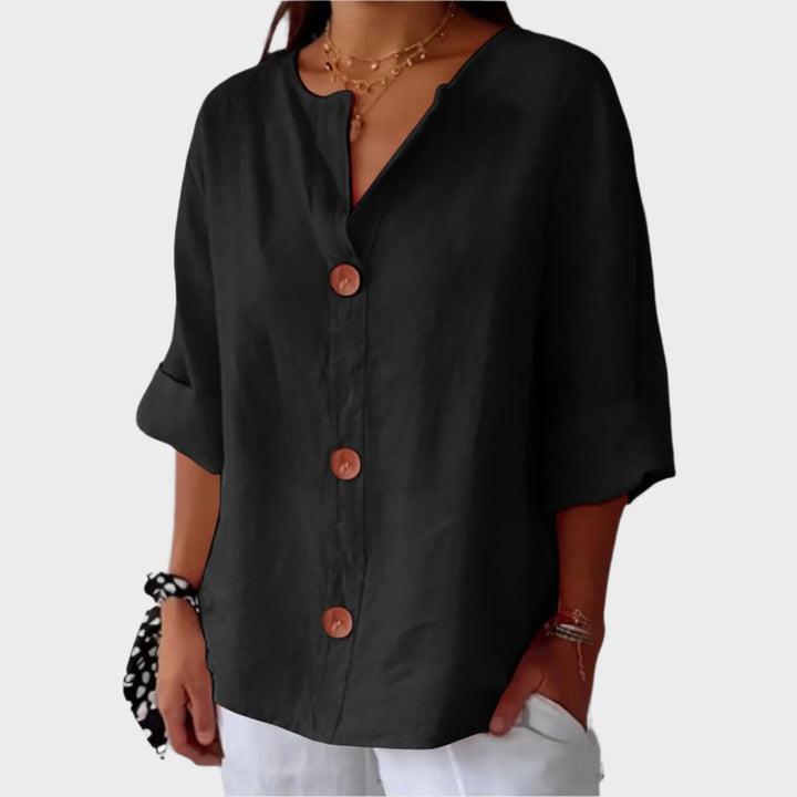 Amelie™ | Legere Bluse aus Leinen