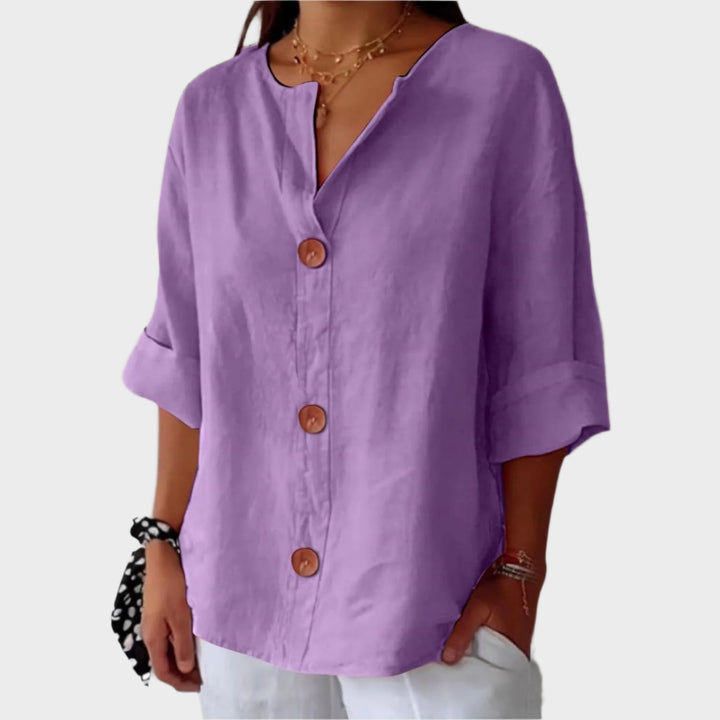 Amelie™ | Legere Bluse aus Leinen