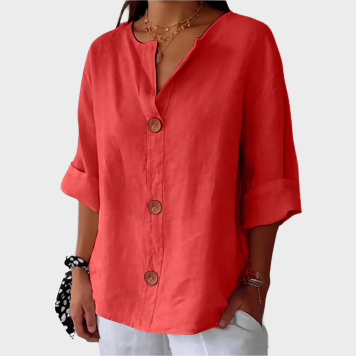 Amelie™ | Legere Bluse aus Leinen