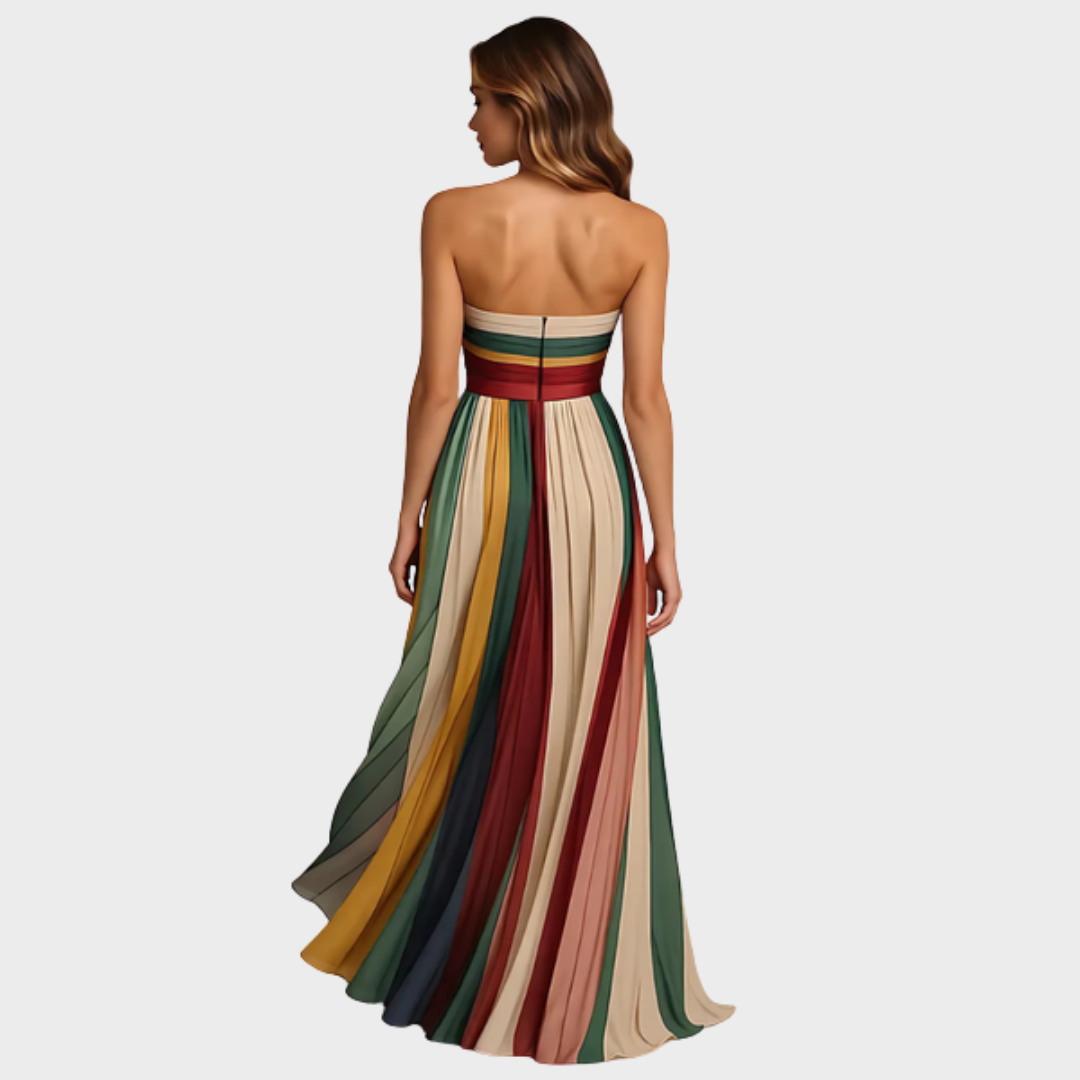 Isabell™ | Buntes Ärmelloses Kleid