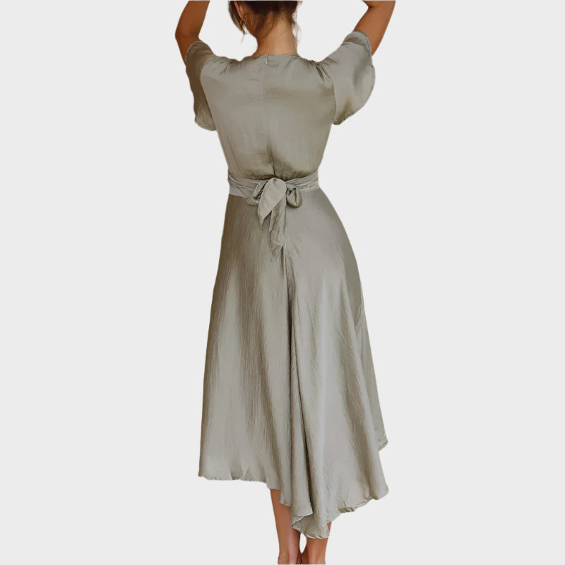 Ina™| Kleid in Rosewood-Farbe