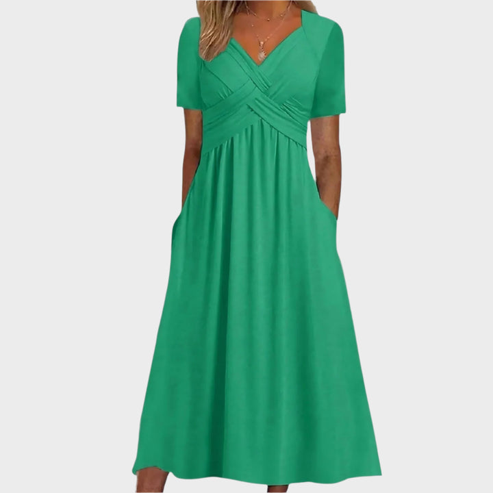 Auberta™ | Elegantes Midi-Kleid