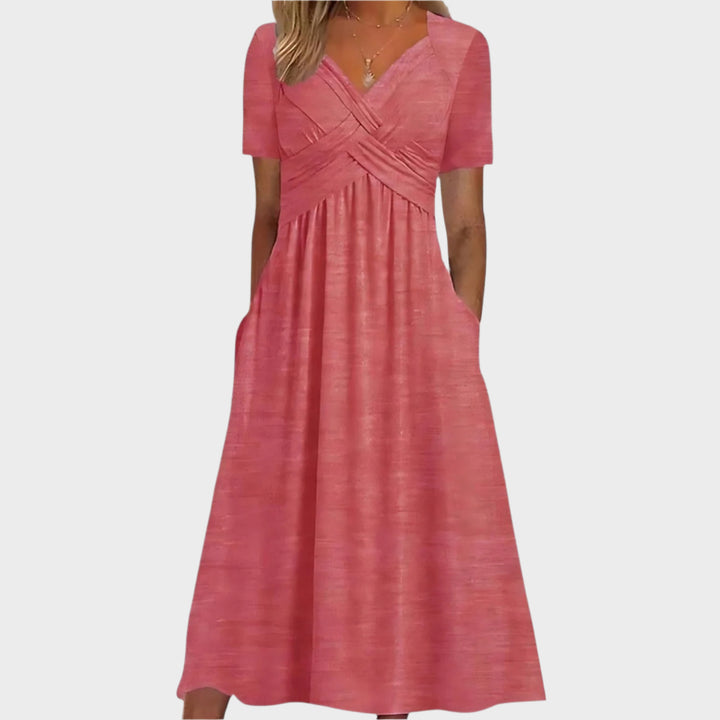 Auberta™ | Elegantes Midi-Kleid