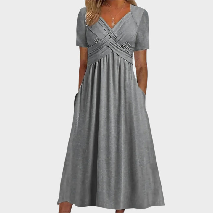 Auberta™ | Elegantes Midi-Kleid