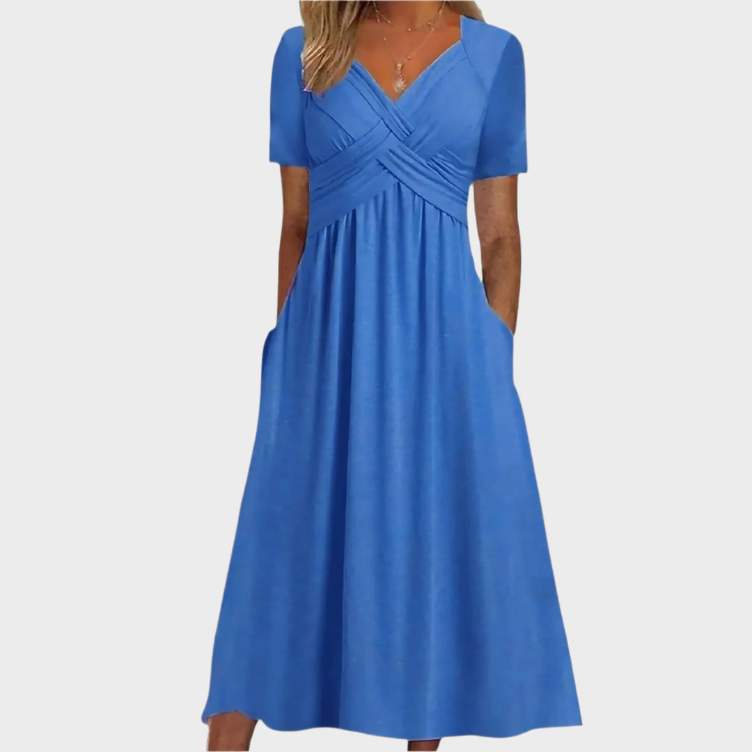 Auberta™ | Elegantes Midi-Kleid