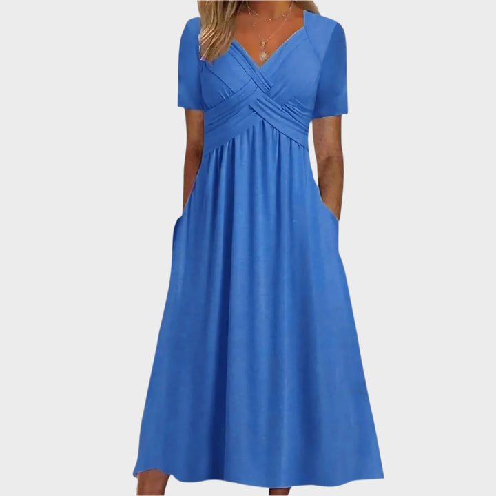 Auberta™ | Elegantes Midi-Kleid